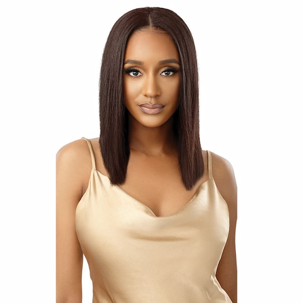 Perruque U-Part Lisse DOMINICAN STRAIGHT 14 pouces Cheveux Humains Grade 9+ - Outré