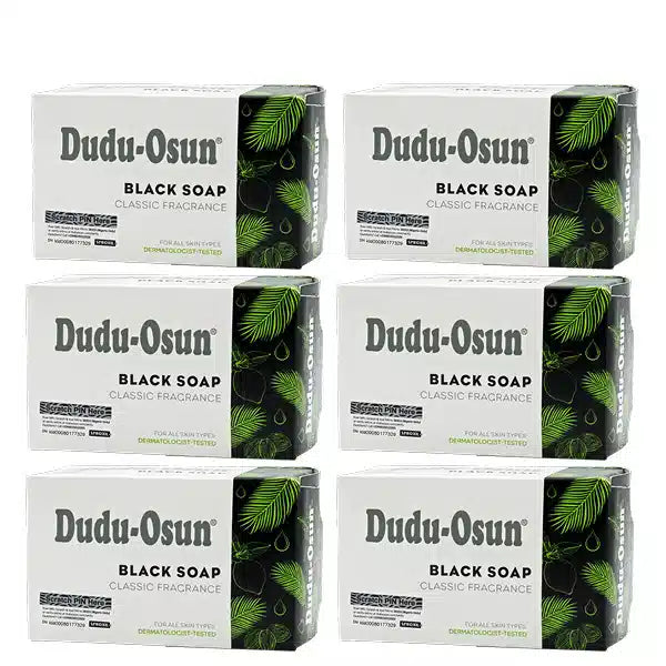 Dudu Osun lot de 6 savons noirs Tropicals Naturals.