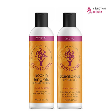 Duo boucles sublime avec Parfum Island Fantasy Jessicurl