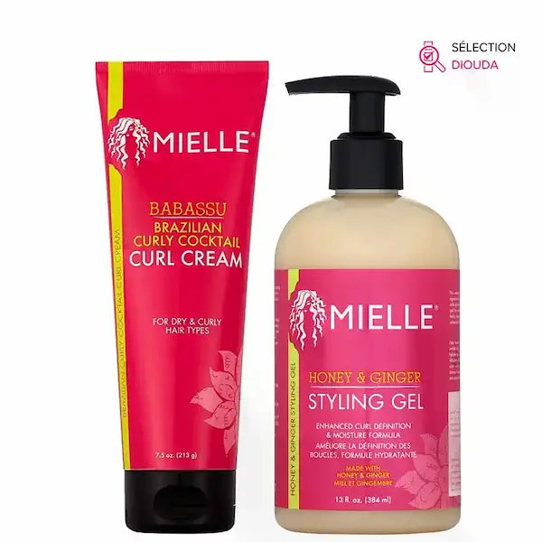 Mielle Organics - Soins Cheveux duo définition des boucles et éviter les frisottis.