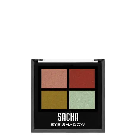 Palette de 4 fards à paupières pailleté couleur Tiramisu Sacha Cosmetics