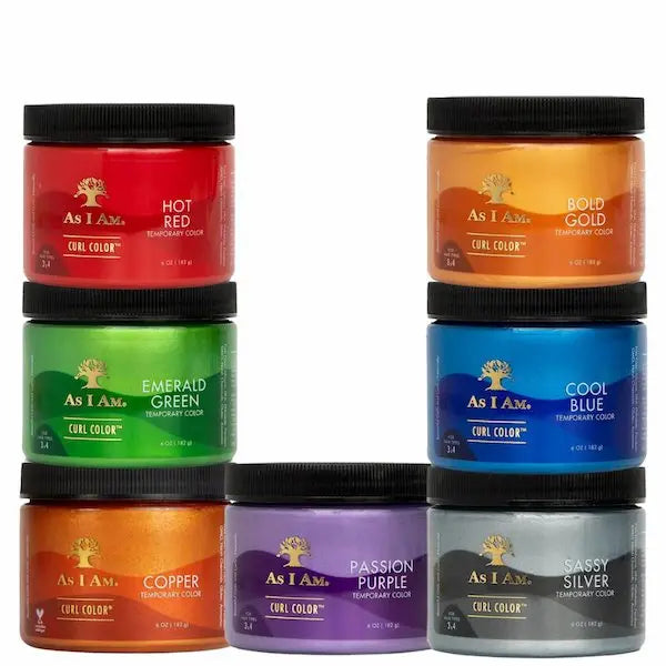 As I Am Curl Color Gelée colorante temporaire pour cheveux bouclés, texturés