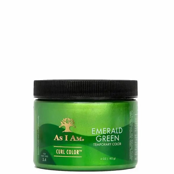 gel colorant cheveux afro vert - As I Am Curl Color Emerald Green Gelée bouclante colorante temporaire.