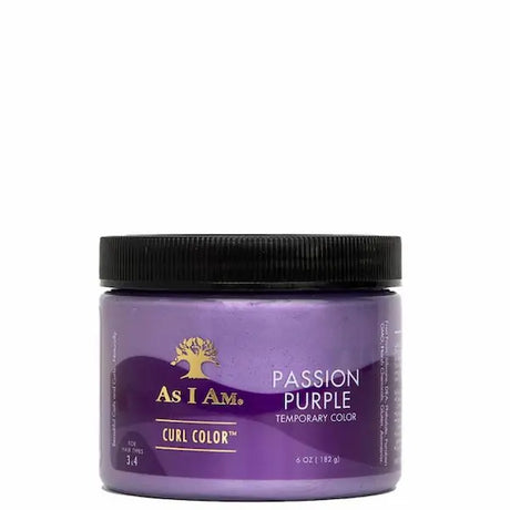 gel colorant cheveux afro violet - As I Am Curl Color Passion Purple Gelée bouclante colorante temporaire.