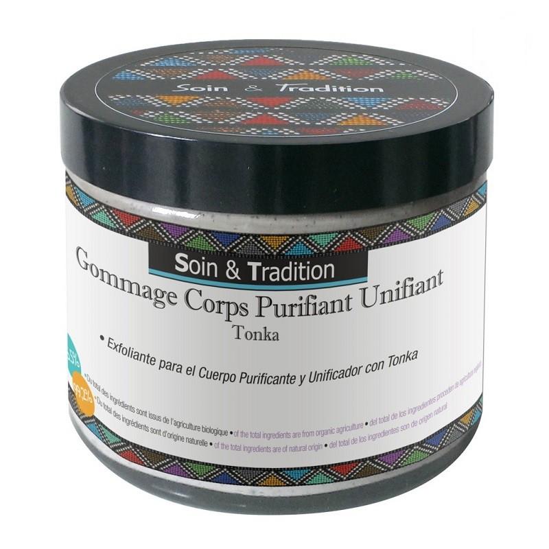Gommage Corps Purifiant Unifiant au Tonka - Soin & Tradition - Gommage - diouda