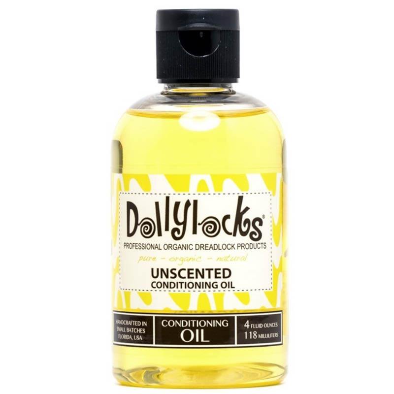 Huile pour entretenir locks et dreadlocks sans parfum - Dollylocks Flacon 118ml
