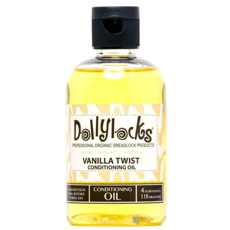 Huile pour entretenir locks et dreadlocks senteur naturelle Vanille - Dollylocks Flacon 118ml