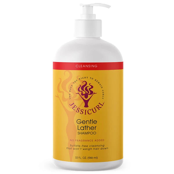 Jessicurl- Shampoing sans sulfate ni parfum Grand format Gentle Lather