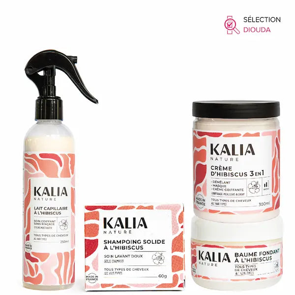 Kalia Nature 4 soins capillaires à l'Hibiscus 