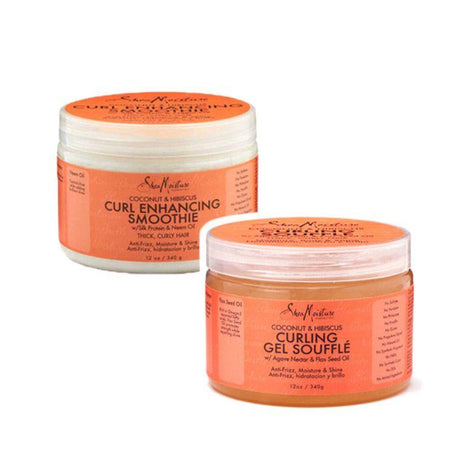 Kit Coiffure Définition des boucles avec 2 soins à l'huile de Coco et Hibiscus Shea Moisture