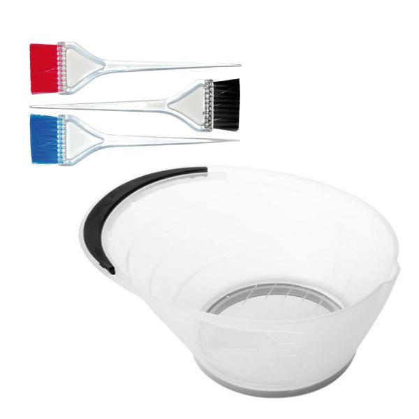 Kit de coloration cheveux : bol + pinceau