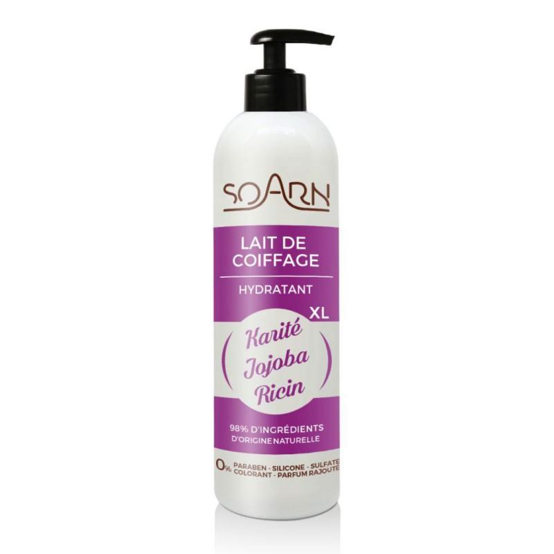 Lait de Coiffage Fortifiant au Karite Jojoba Ricin 500ML | Soarn