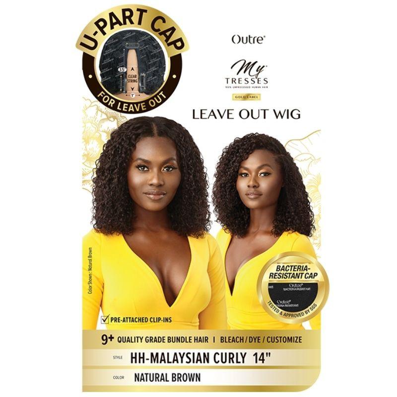 Perruque U-Part Cheveux Naturels - Malaysian Curly Outré