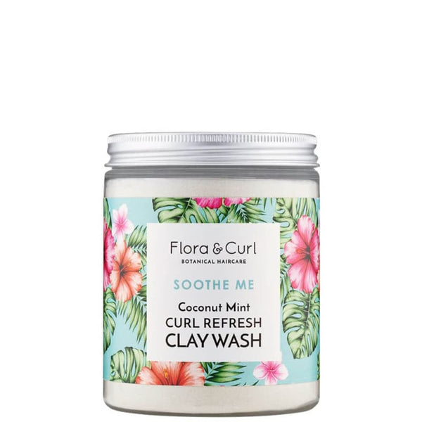  flora and curl - Coconut Mint Curl Refresh Clay Wash Soin cheveux à l'argile