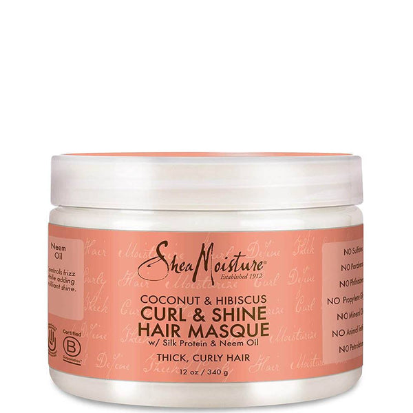 Masque Curl & Shine Définition de boucles Coconut Hibiscus- Shea Moisture - Masque cheveux - Diouda-1
