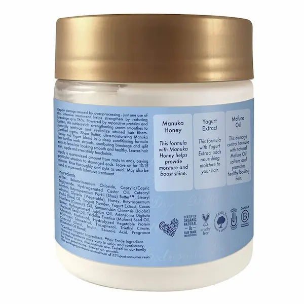 Masque Proteiné Intense Manuka Honey Yogurt Ingrédients - Shea Moisture