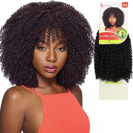 Mèches Crochet Afro Kinky X-Pression Braid 4A Kinky Loop
