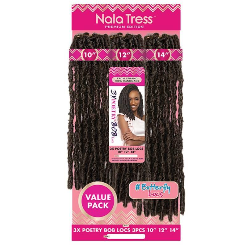 Rajouts Châtain Mèches Butterfly Bob Locs - Janet Collection