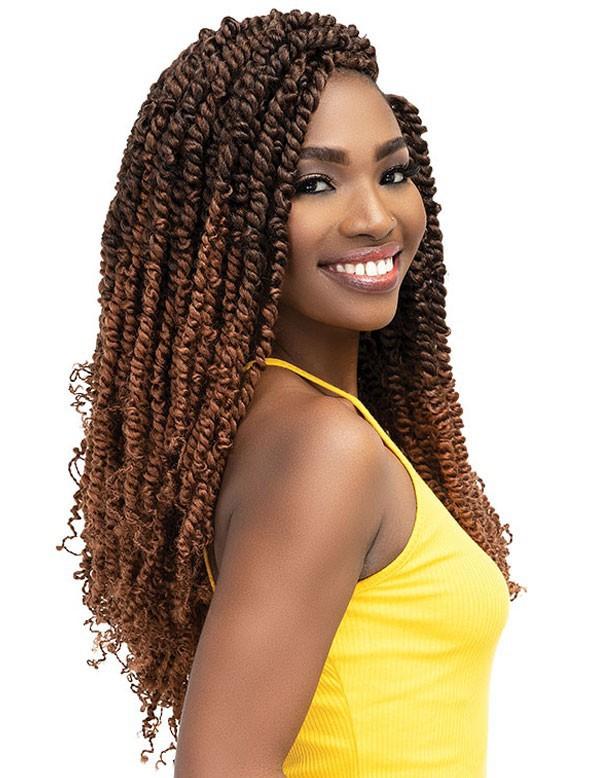 Mèches CURLY FEATHERED PASSION TWIST 20 pouces | Janet Collection
