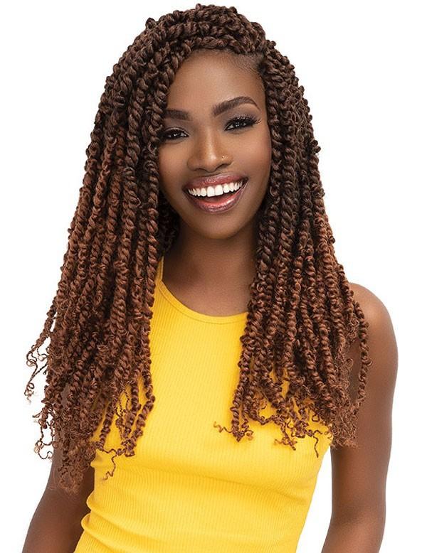 Mèches CURLY FEATHERED PASSION TWIST 20 pouces | Janet Collection