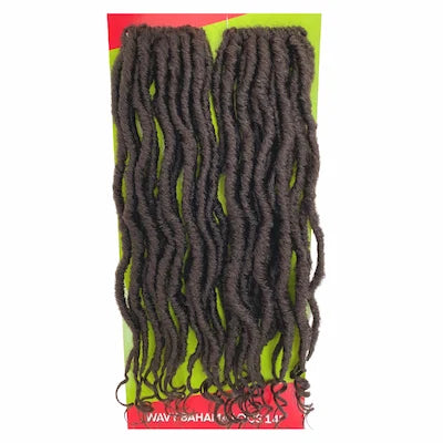 Mèches fausses locks chatain -  X-PRESSION STRAIGHT BAHAMA 18 pouces teinte 4