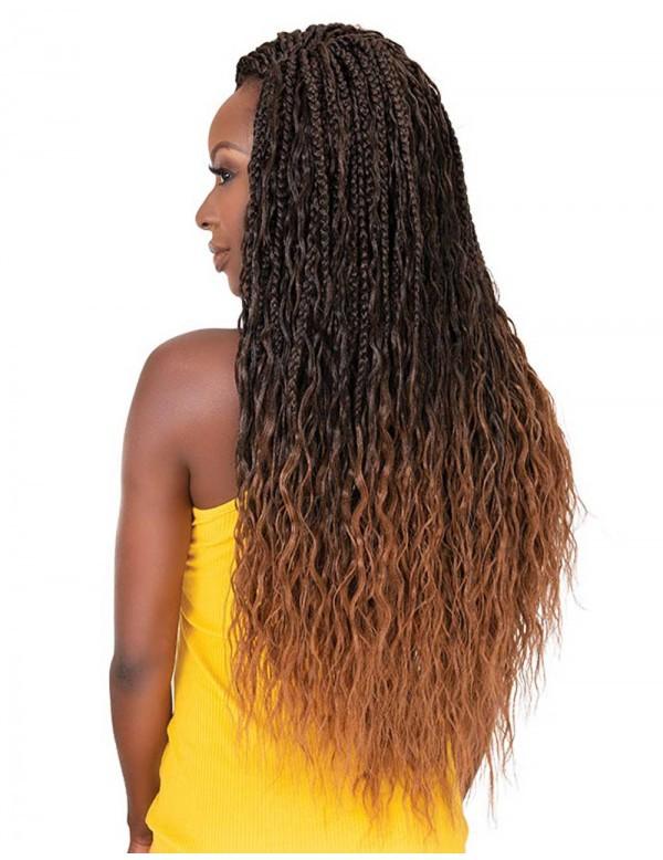 Mèches étirées MESSY Crochet BOX BRAID 24 pouces - Janet Collection
