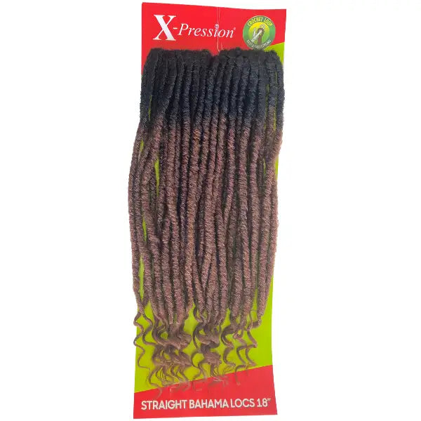 Mèches fausses locks ombré - X-PRESSION STRAIGHT BAHAMA 18 pouces teinte OM30