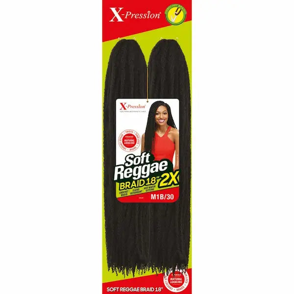 Parquet de Mèches Outre Soft Reggae Braid pour vanilles et twist