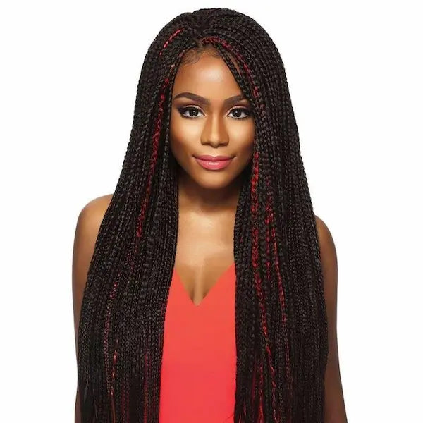 Tresses africaines avec Mèches Outre X-Pression Pre-Stretched Ultra Braid 3X 52