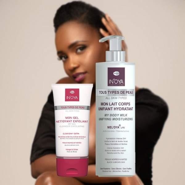 Promo IN'OYA DUO Corps Gel Exfoliant et Lait Corps Unifiant