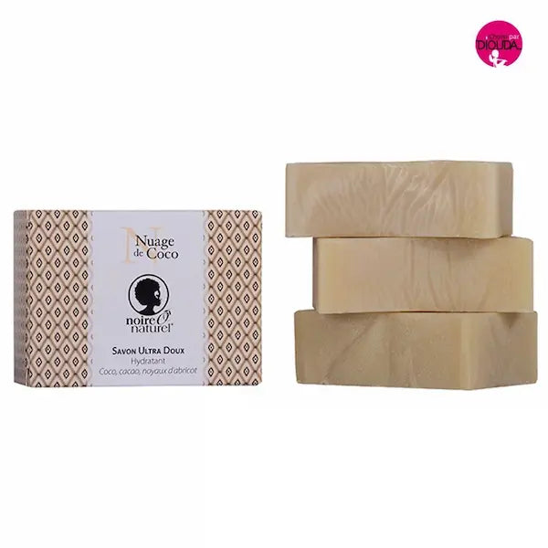 NoireoNaturel savon Bio Nuage de Coco il est ultra nourrissant, surgras à + de 10%