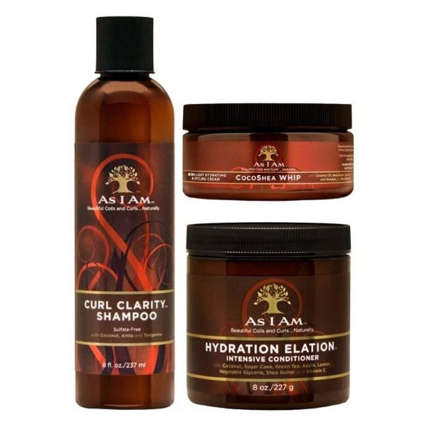 Routine As I Am pour Cheveux peu poreux 3 soins