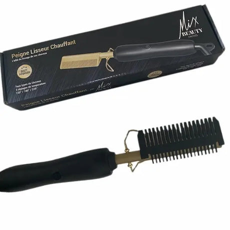 Peigne lisseur chauffant électrique