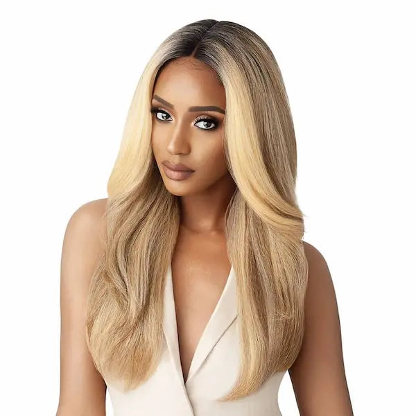 Perruque Blonde LACE FRONT WIG Outré Neesha 203 en blond DRFF2 Butterscotch
