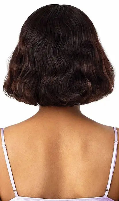 Perruque Ondulée Naturelle Grade 7+ Outré Mytresses Purple Label Tête Complète de dos - Magnolia