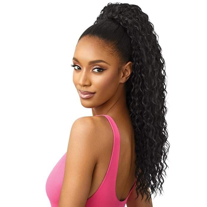 Pony Deep Curl Postiche Pretty Quick W&W 24 pouces Outré