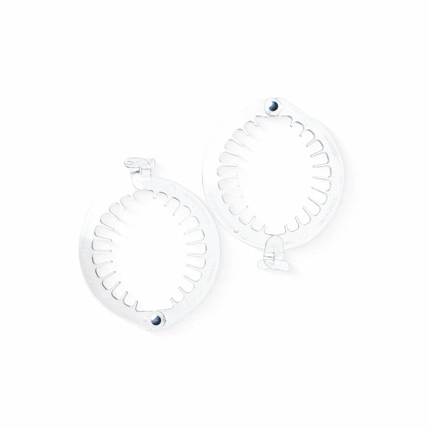 PUFFCUFF Lot de 2 Anneaux transparents