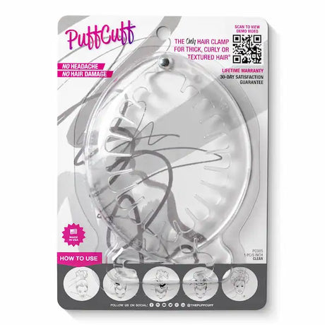 PuffCuff Original Transparent Sans casse Ne tire pas les cheveux