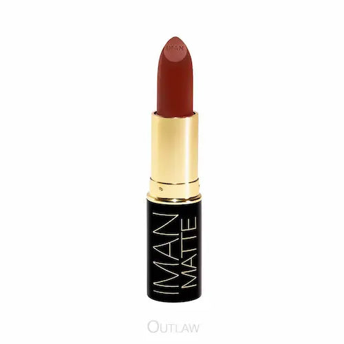 IMAN Cosmetics Rouge à Lèvre Mat Peau Noire Outlaw