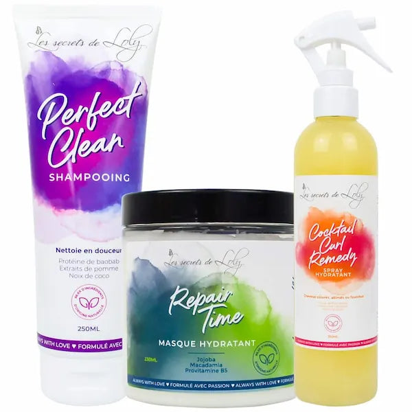 Routine Les Secrets de Loly Hydratation Cheveux diouda