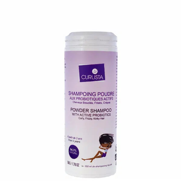 shampoing poudre cheveux bouclés aux probiotiques actifs  - Curlista