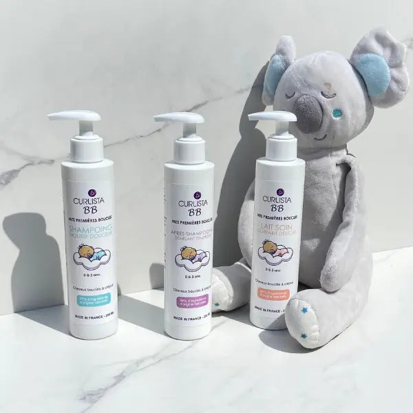 curlista bb 3 soins cheveux nourrisson et bébé bouclés, frisés, crépus