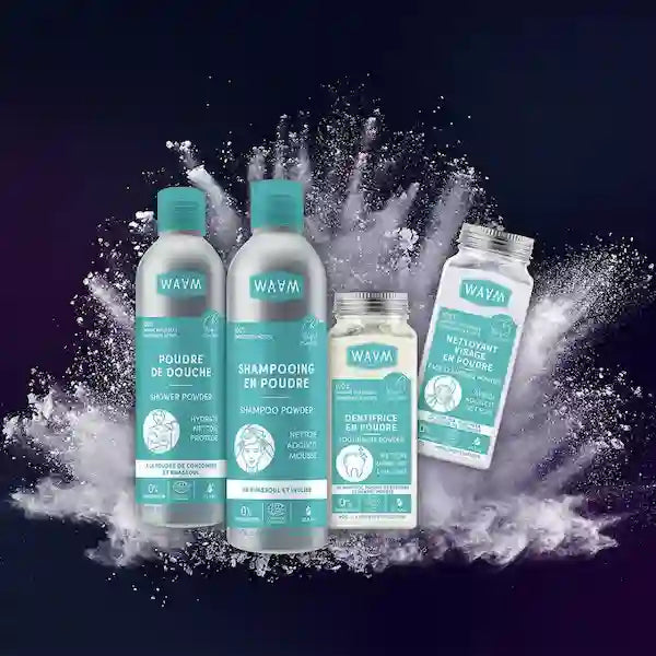 Gamme Soin en poudre Corps et Cheveux Magics Powders Waam