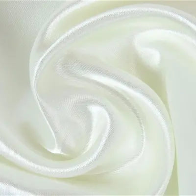 Taie d’oreiller Satin Peau de Soie Ivoire - Curlista