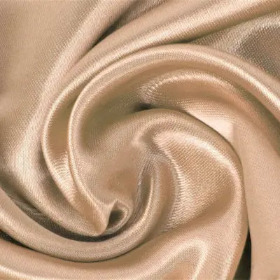 Taie d’oreiller Satin Peau de Soie Champagne- Curlista