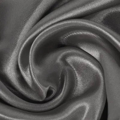 Taie d’oreiller Satin Peau de Soie Grise - Curlista