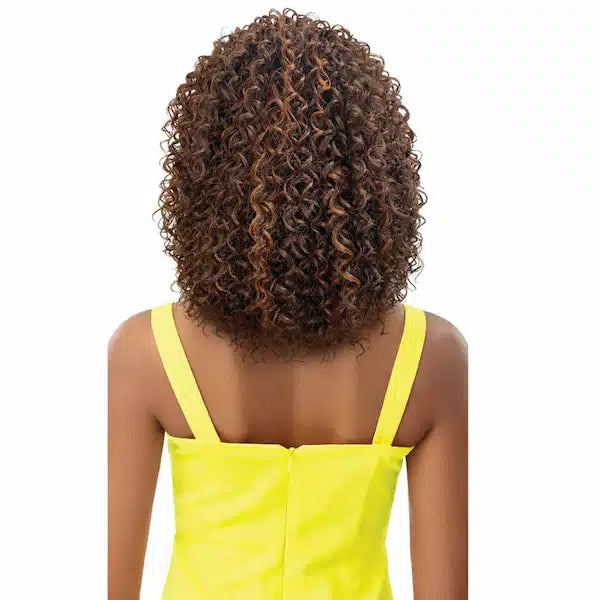 Teazy Does It Converti Cap Perruque Bouclée - Outré - Perruques Converti Cap vue de dos