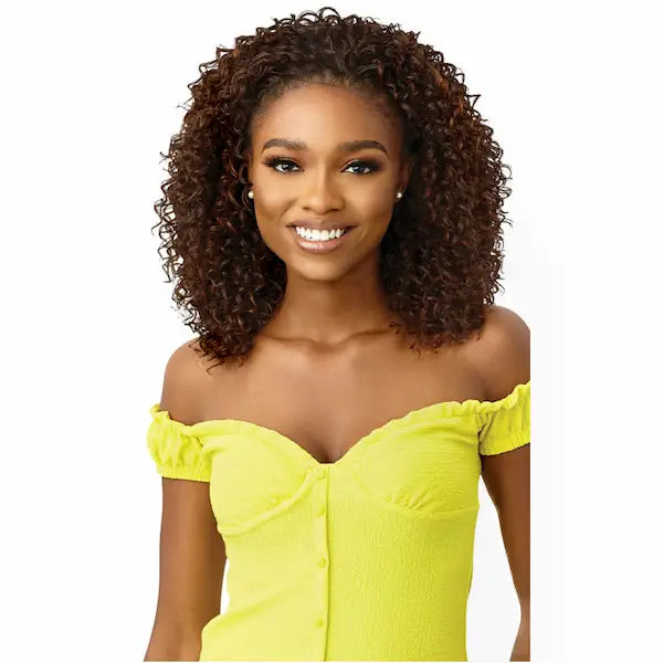 Teazy Does It Converti Cap Perruque Bouclée - Outré - Perruques Converti Cap Châtain DR2 Chocolate Swirl