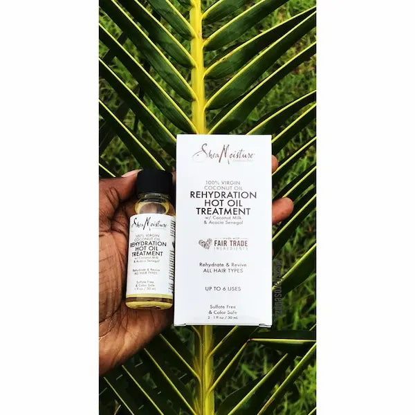 Shea Moisture - bain d'huile au lait et à l'huile de coco pour soin cheveux bouclés