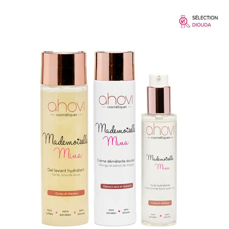 Routine complète soins corps et cheveux pour enfants - Ahovi Mademoiselle Mina